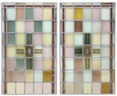 (2) ARCHITECTURAL STAINED & LE