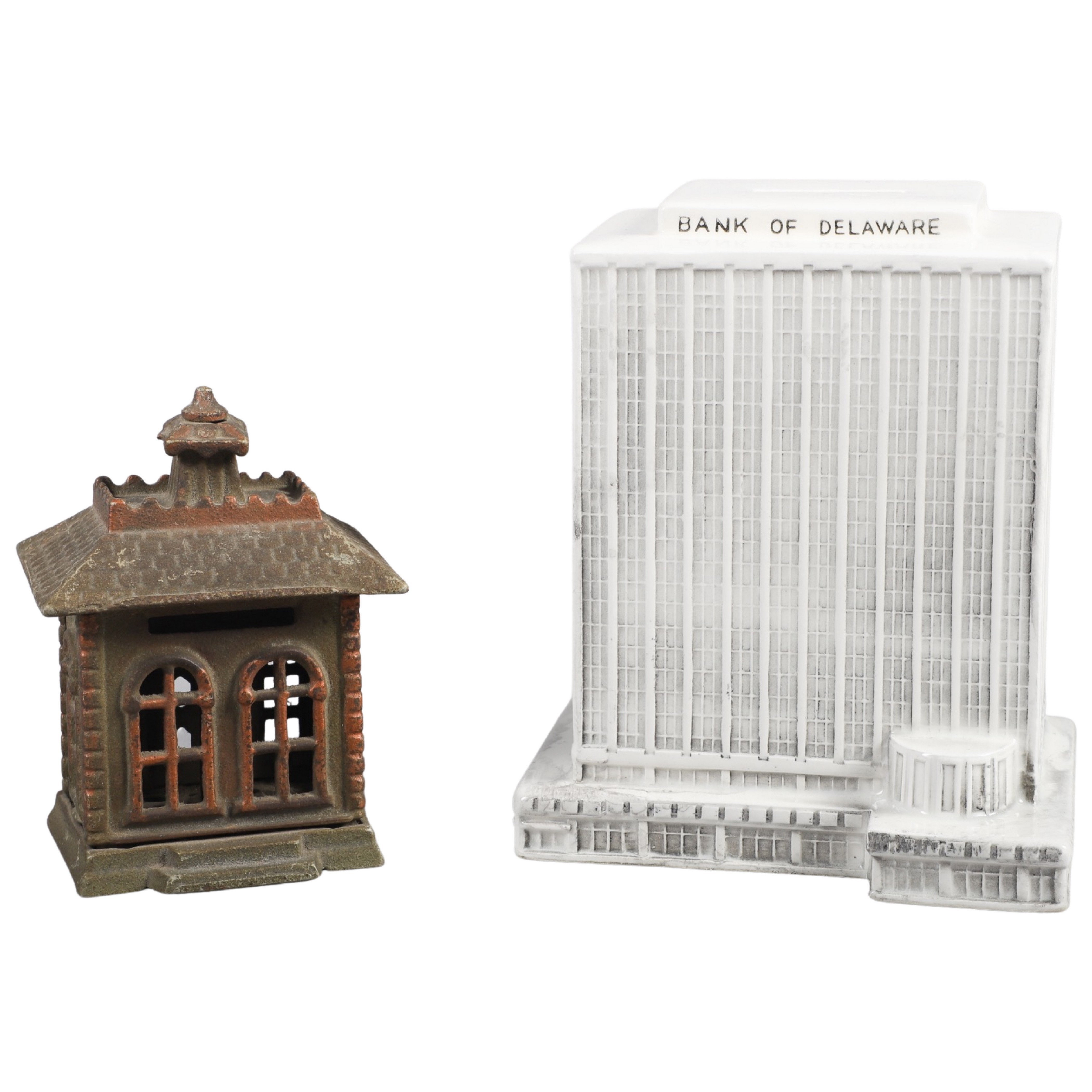 (2) Architectural still banks,