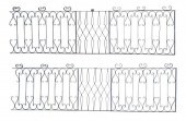 (2) ARCHITECTURAL WROUGHT IRON