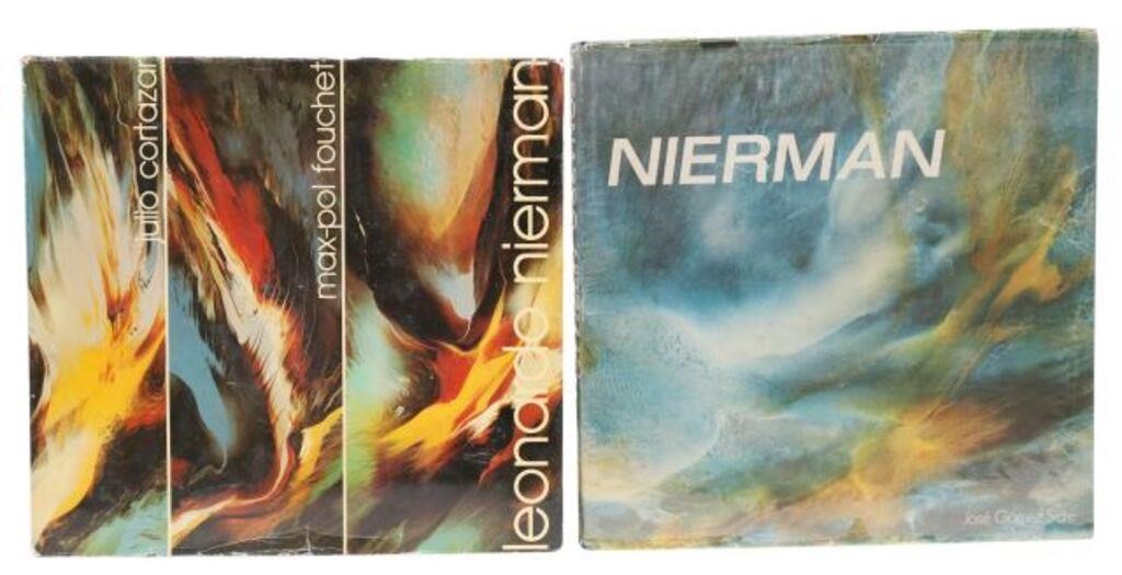 (2) ART BOOKS: LEONARDO NIERMAN