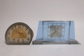 2 ART DECO DESK CLOCKSThe LeCo