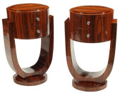 (2) ART DECO STYLE 2-DRAWER SC