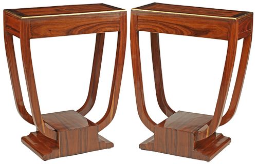 (2) ART DECO STYLE SCULPTURAL