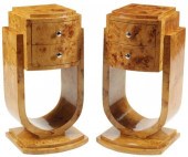 (2) ART DECO STYLE TWO-DRAWER