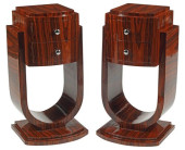 (2) ART DECO STYLE TWO-DRAWER