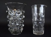 2 ART GLASS VASESSigned Art Va