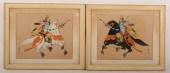 2 ASIAN PAINTINGS OF WARRIORS
