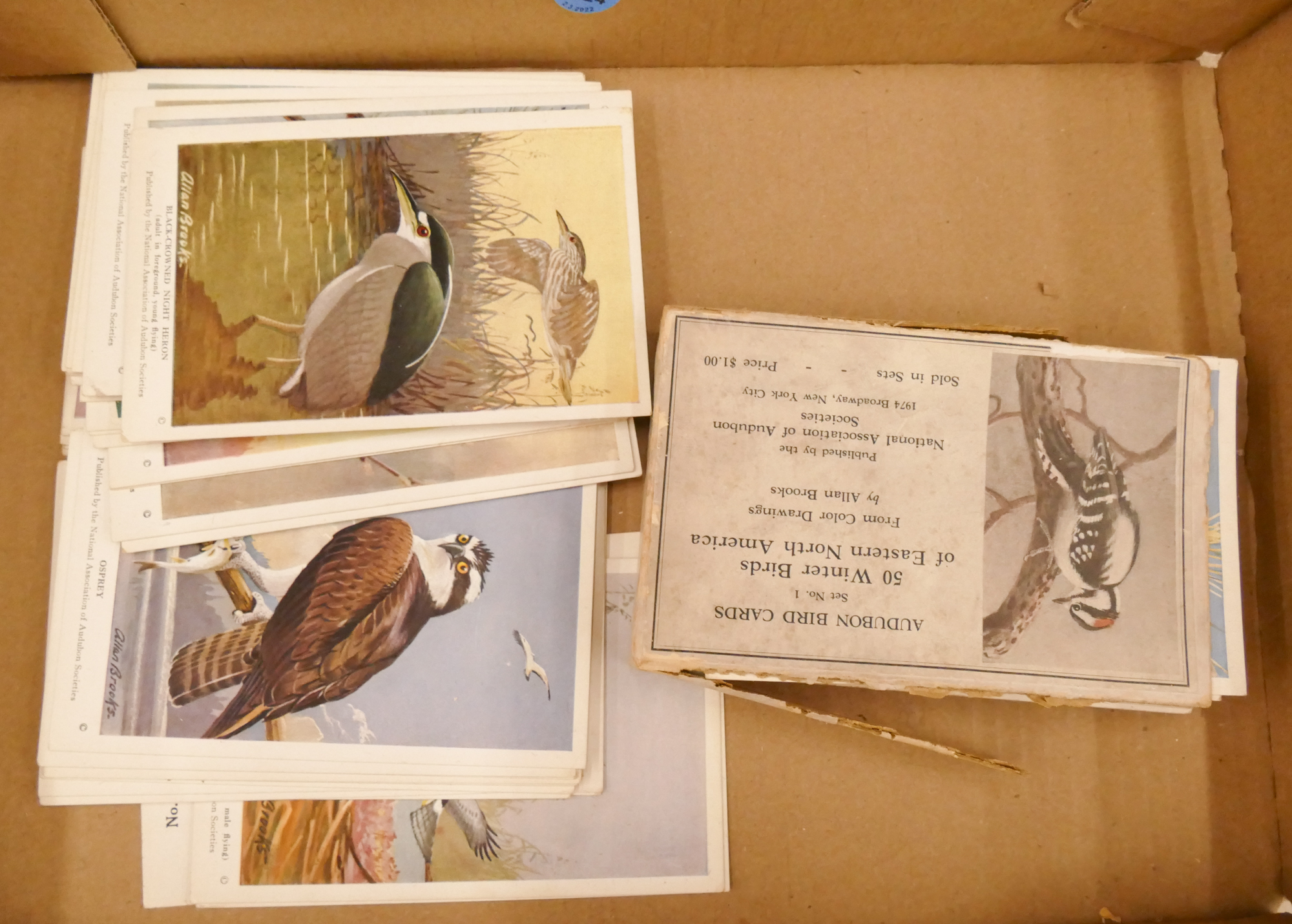 2 Audubon Bird Cards