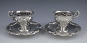 2 AUSTRIAN SILVER CUPS & SAUCE