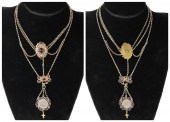 (2) Austro-Hungarian coin neck