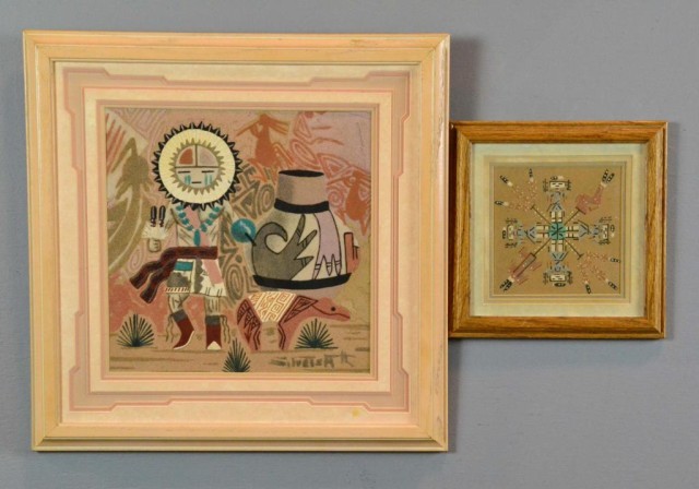 (2) AUTHENTIC NAVAJO SAND