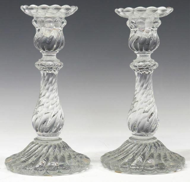 (2) BACCARAT 'BAMBOUS' CRYSTAL