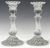 (2) BACCARAT 'BAMBOUS' CRYSTAL