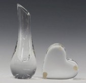 (2) BACCARAT CRYSTAL ALBANE BU