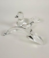 (2) BACCARAT CRYSTAL FIGURINES