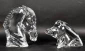 2 BACCARAT CRYSTAL FIGURINES T