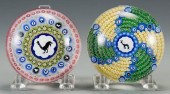2 BACCARAT GRIDEL PAPERWEIGHTS