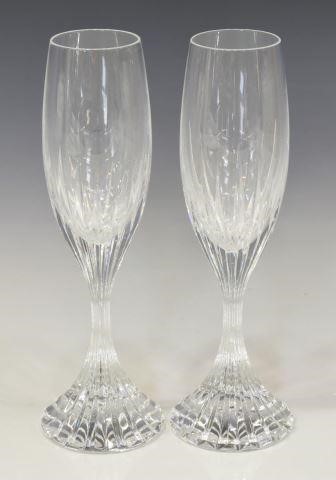 (2) BACCARAT "MASSENA" CRYSTAL