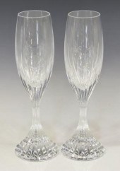 (2) BACCARAT "MASSENA" CRYSTAL