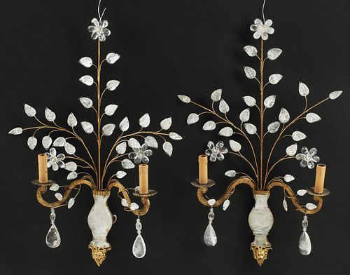 (2) BAGUES STYLE GILT METAL &AMP;
