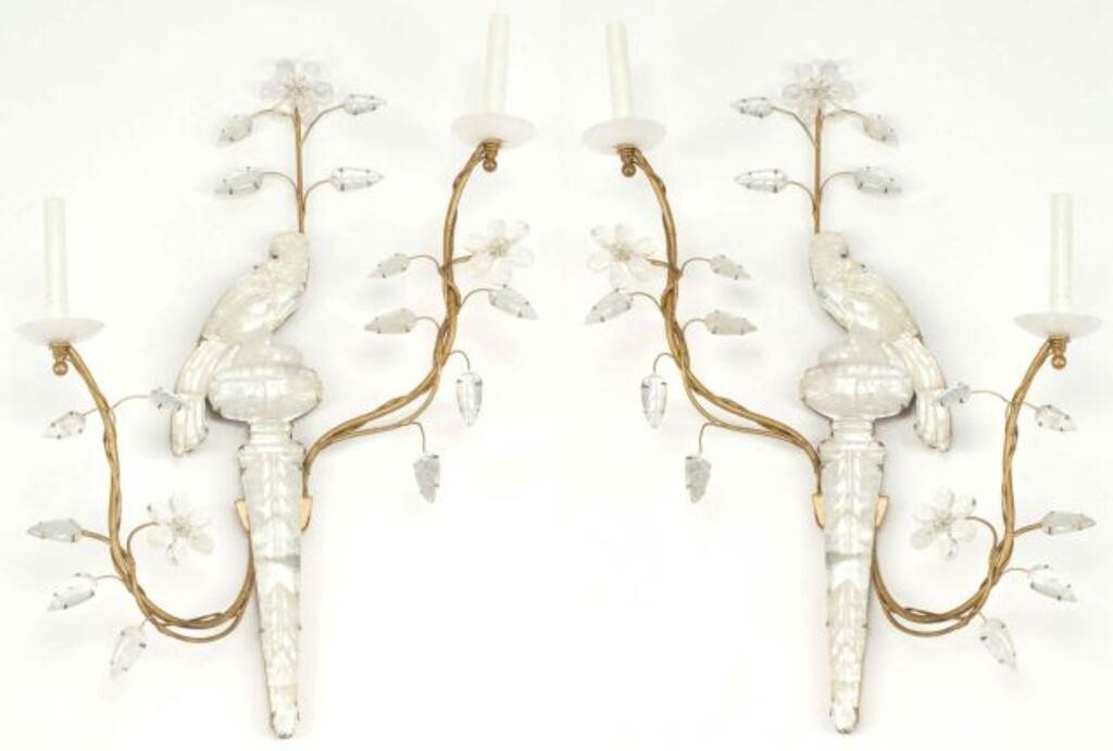 (2) BAGUES STYLE ROCK CRYSTAL