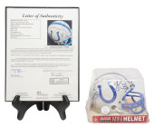 (2) BALTIMORE COLTS SIGNED MIN