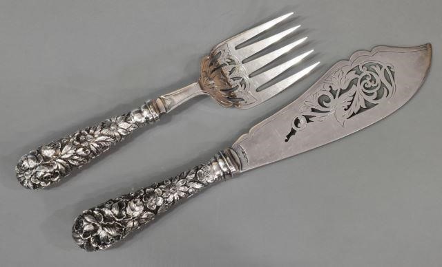 (2) BALTIMORE SILVERSMITHS REPOUSSE