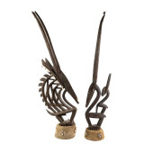 (2) BAMANA TRIBE CEREMONIAL FE