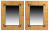 (2) BAMBOO FRAMED BOOK FORM WA