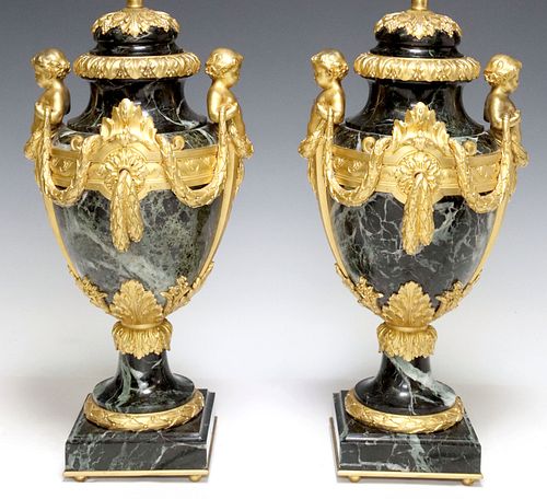 (2) BARBEDIENNE LOUIS XVI STYLE