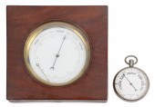 (2) Barometers, c/o aneroid ba