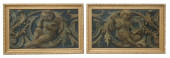 (2) BAROQUE STYLE OIL PAINTING