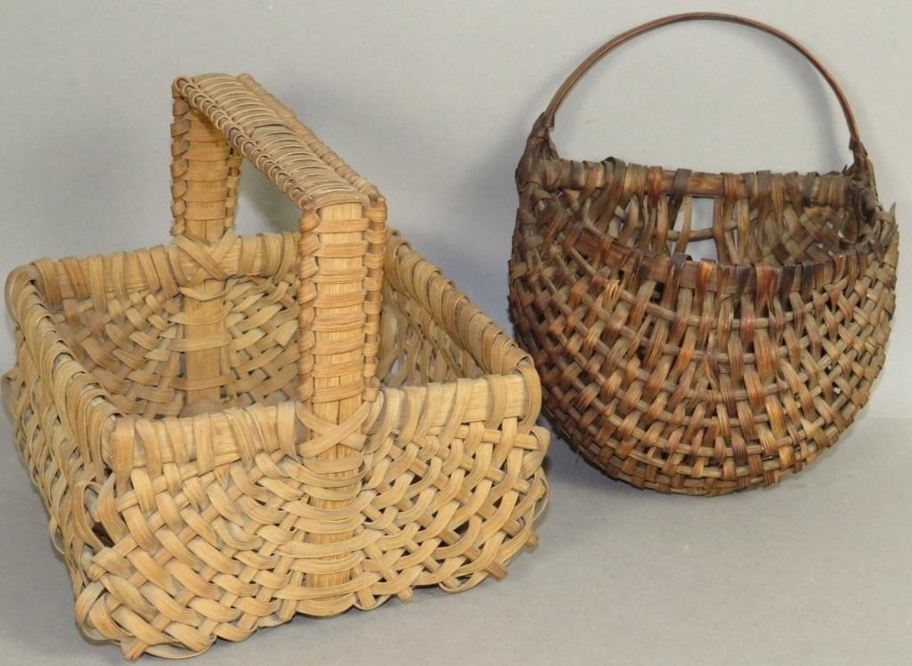 2 BASKETSca. 1850-1930;