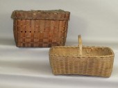 2 BASKETSca. mid 19th century;