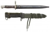(2) BAYONETS: U.S. M7 & CHILEA