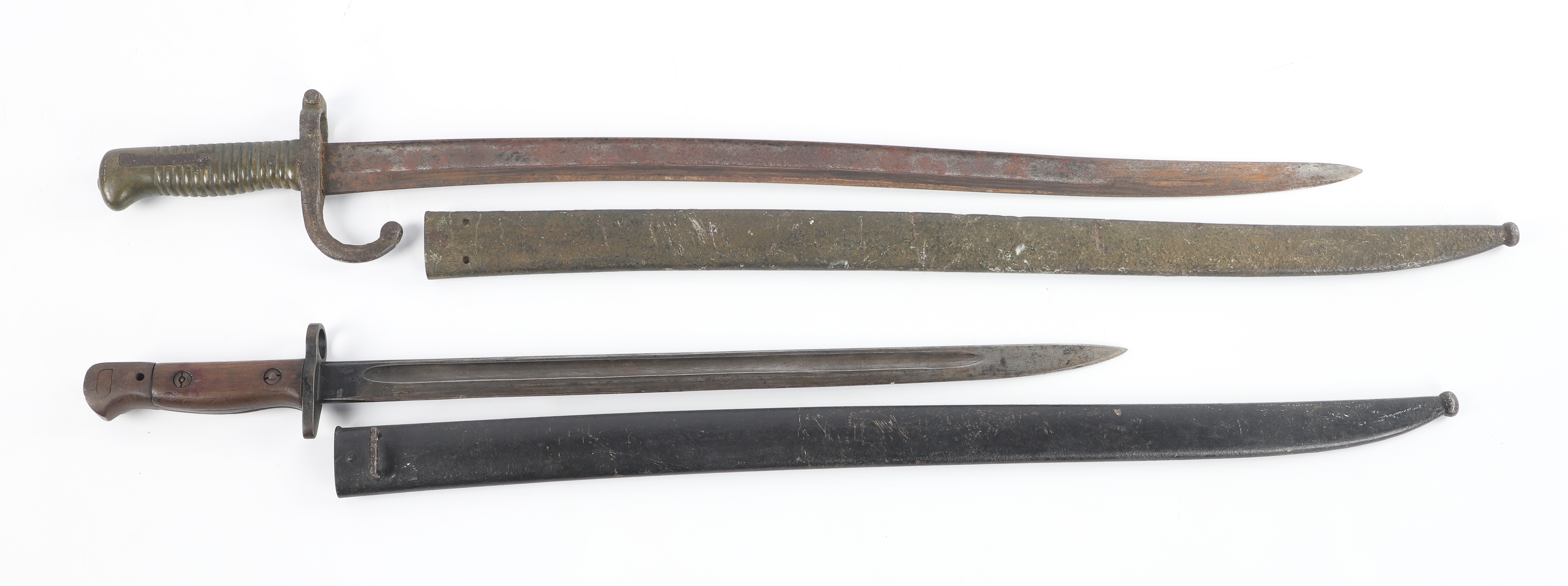 (2) Bayonets with scabbard to