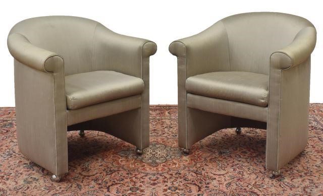 (2) BEACON HILL UPHOLSTERED CLUB