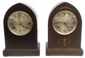 (2) BEEHIVE SHELF CLOCKS, ONE