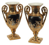 (2) BERLIN-STYLE PARCEL-GILT P