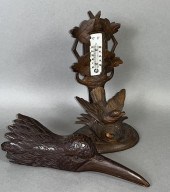 2 BLACK FOREST TYPE CARVING CA