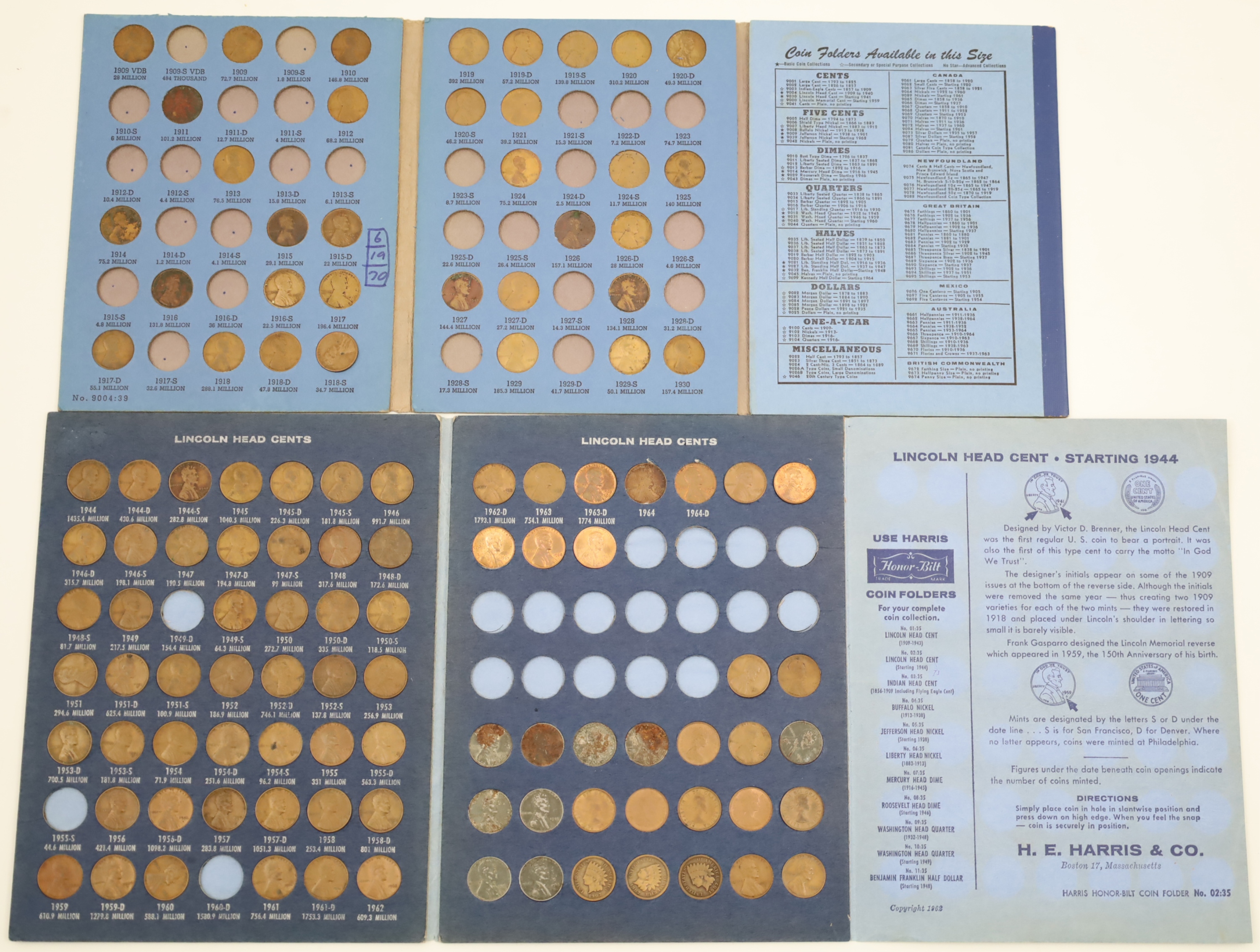 2 BLUE BOOK COLLECTIONS OF AMERICAN