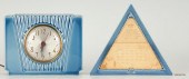 2 BLUE ROOKWOOD ART POTTERY IT