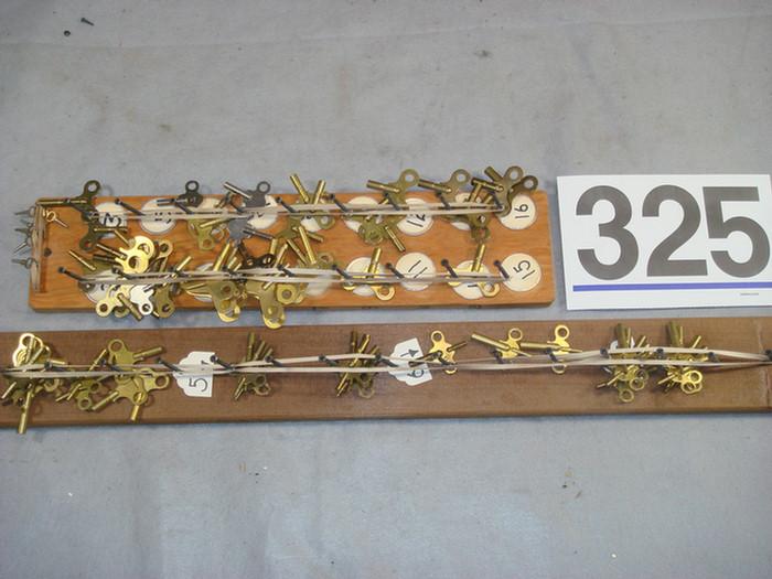 2 boards of sized keys   Estimate