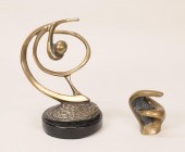 2 BOB BENNETT BRONZE SCULPTURE