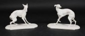 2 BOEHM BISQUE PORCELAIN WHIPP