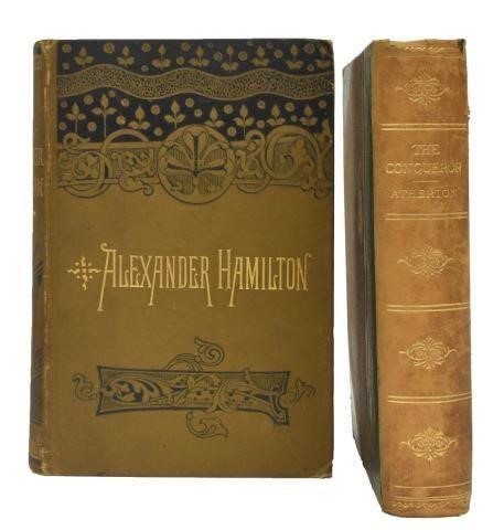(2) BOOKS: ALEXANDER HAMILTON,
