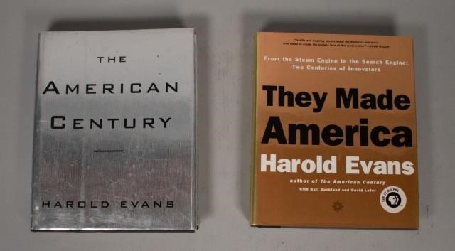 2 BOOKS BY HAROLD EVANS"The