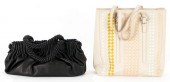 2 BOTTEGA VENETA LEATHER PURSE