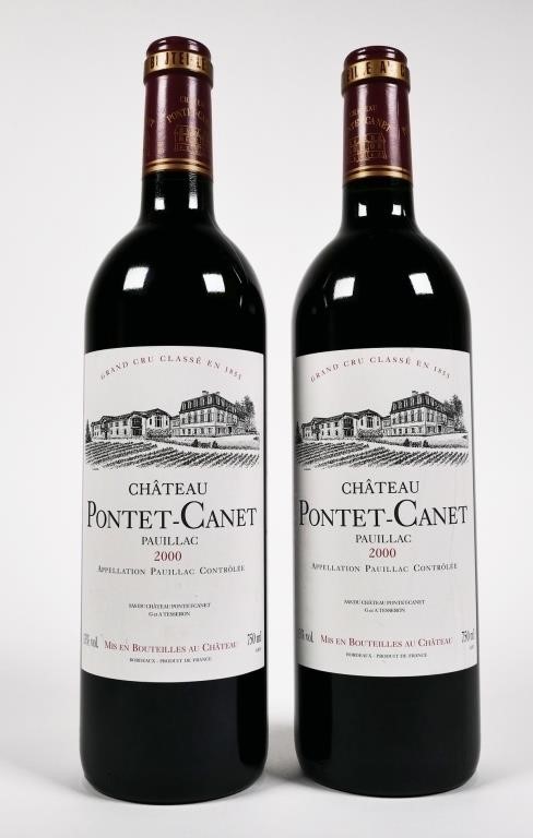 2 BOTTLES CHATEAU PONTET CANET