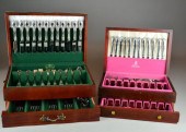 (2) Boxed Silverplate Flatware